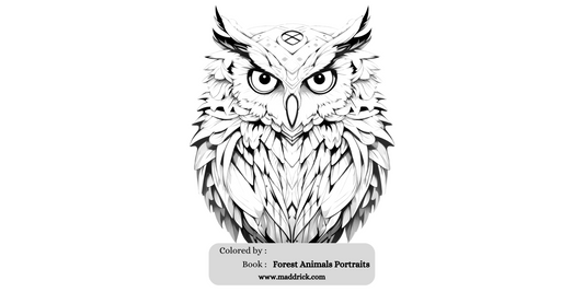 Forest Animals Portraits coloring page - Maddrick