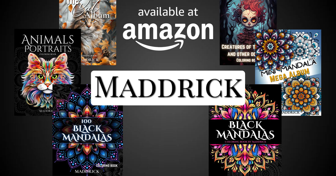 Maddrick's coloring book on Amazon KDP