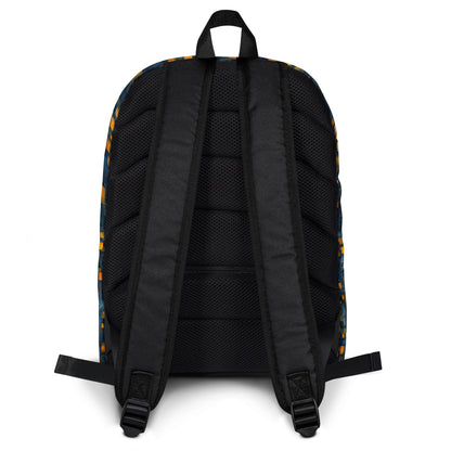 Industrial orange square Backpack