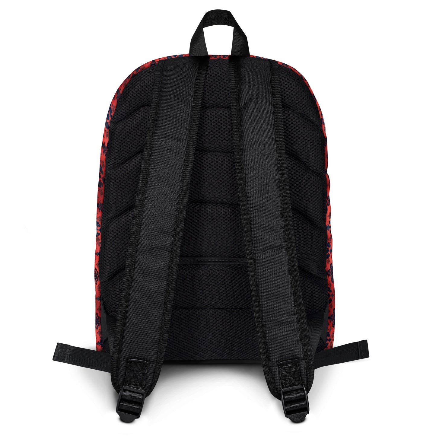 Gothic pattern red Backpack