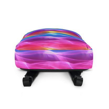 Rainbow colors smoke Backpack