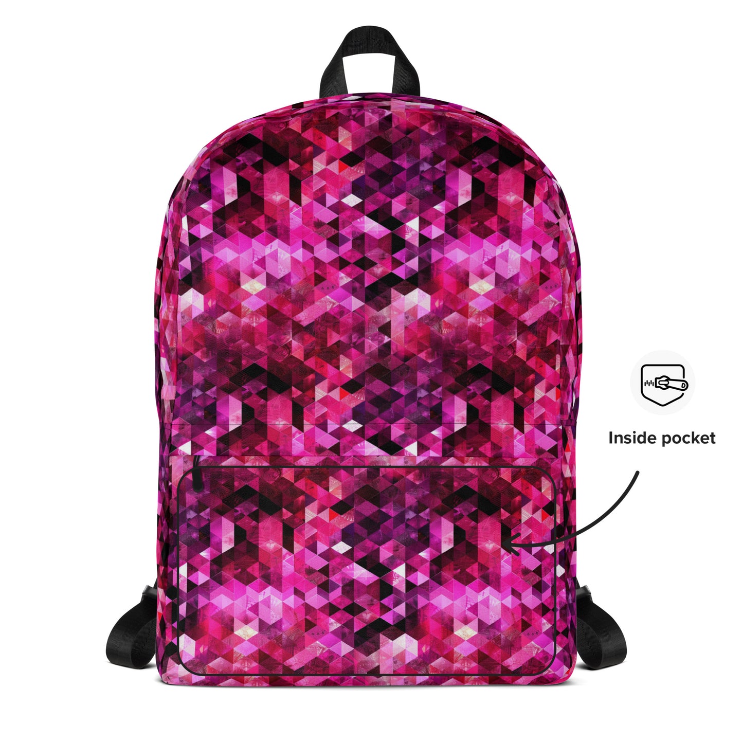 Pink cubes Backpack