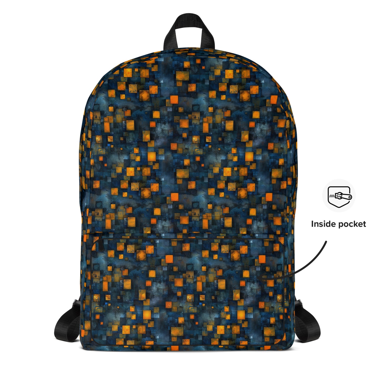 Industrial orange square Backpack