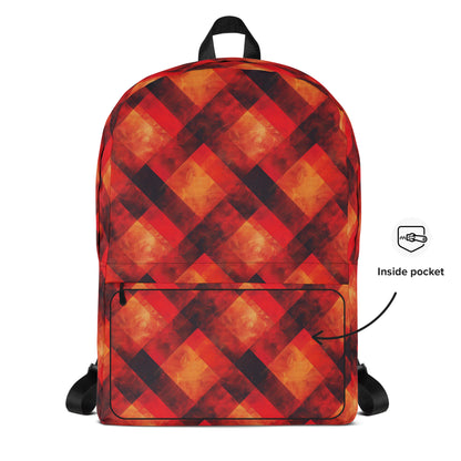 Fiery fence Backpack