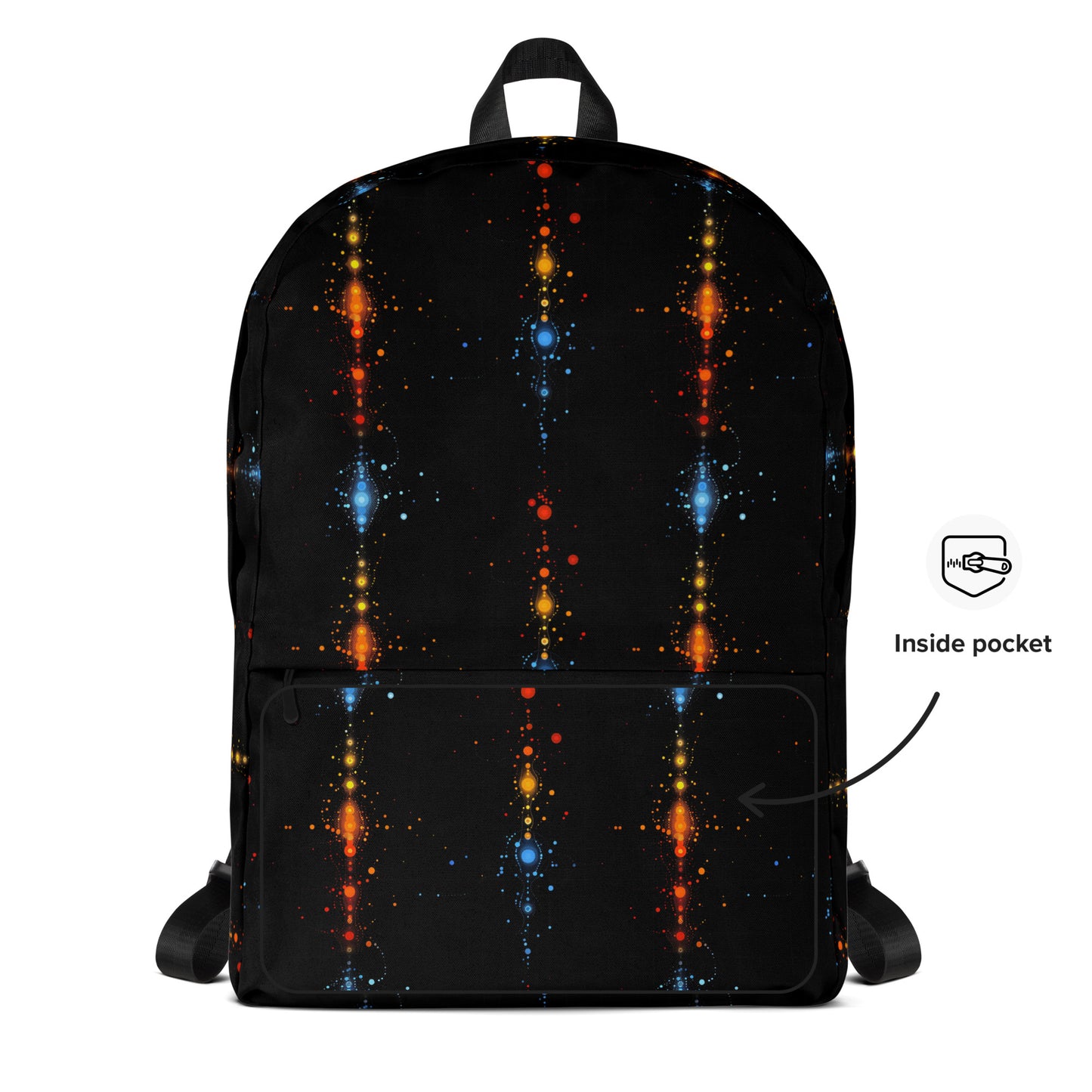 Colorful particles Backpack