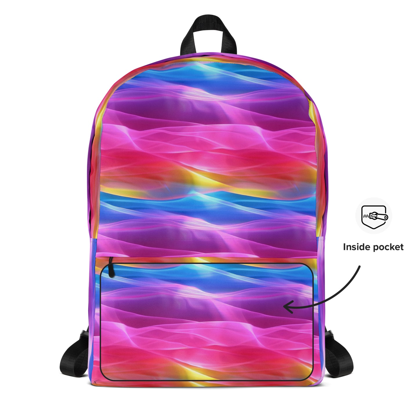 Rainbow colors smoke Backpack