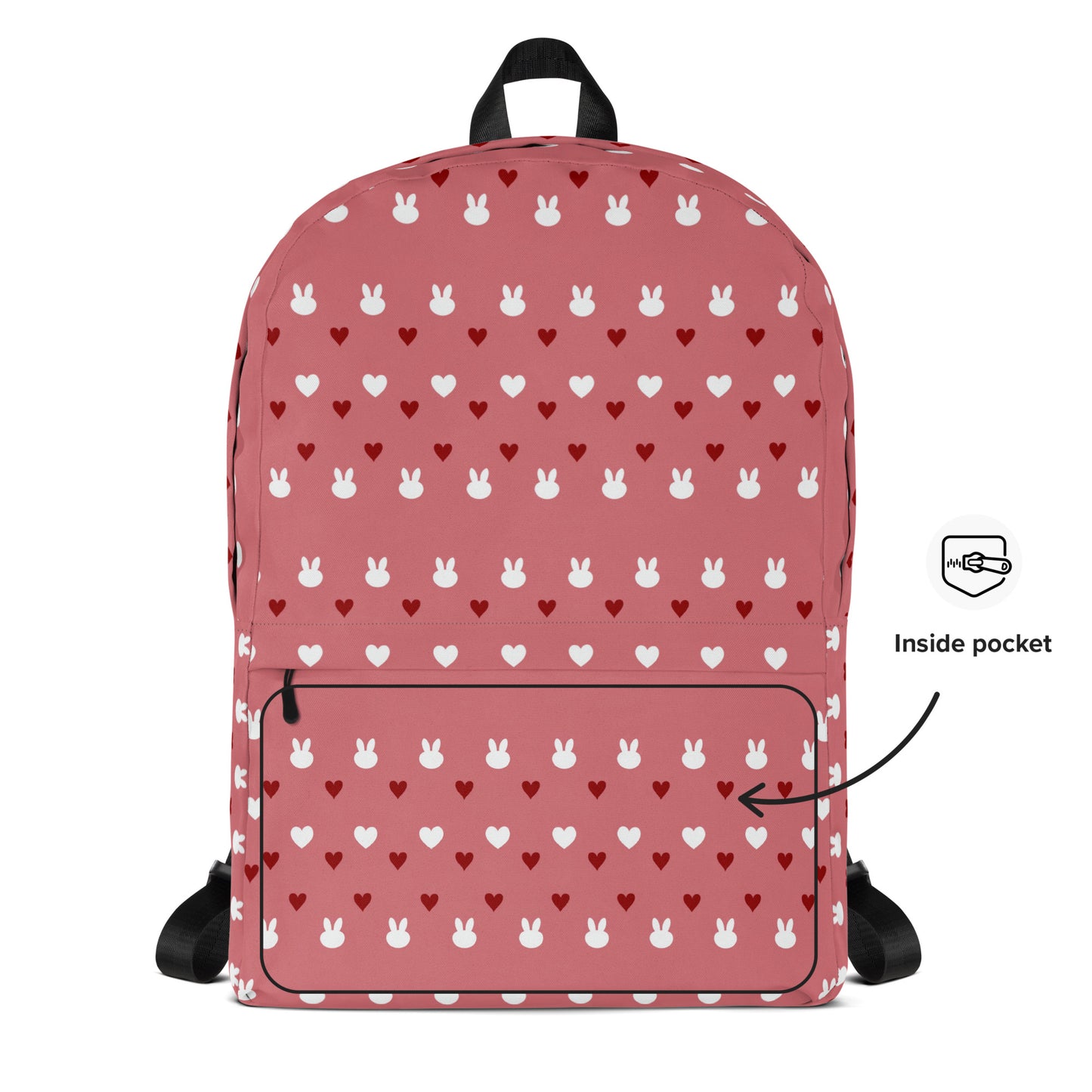 Bunny love hearts Backpack