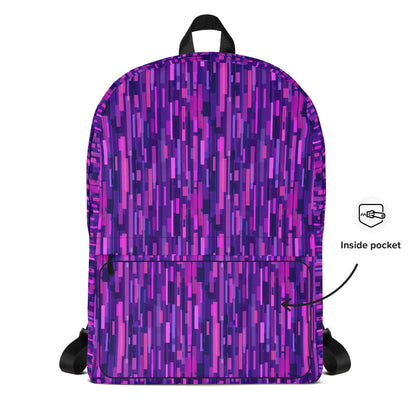 Purple lines Backpack