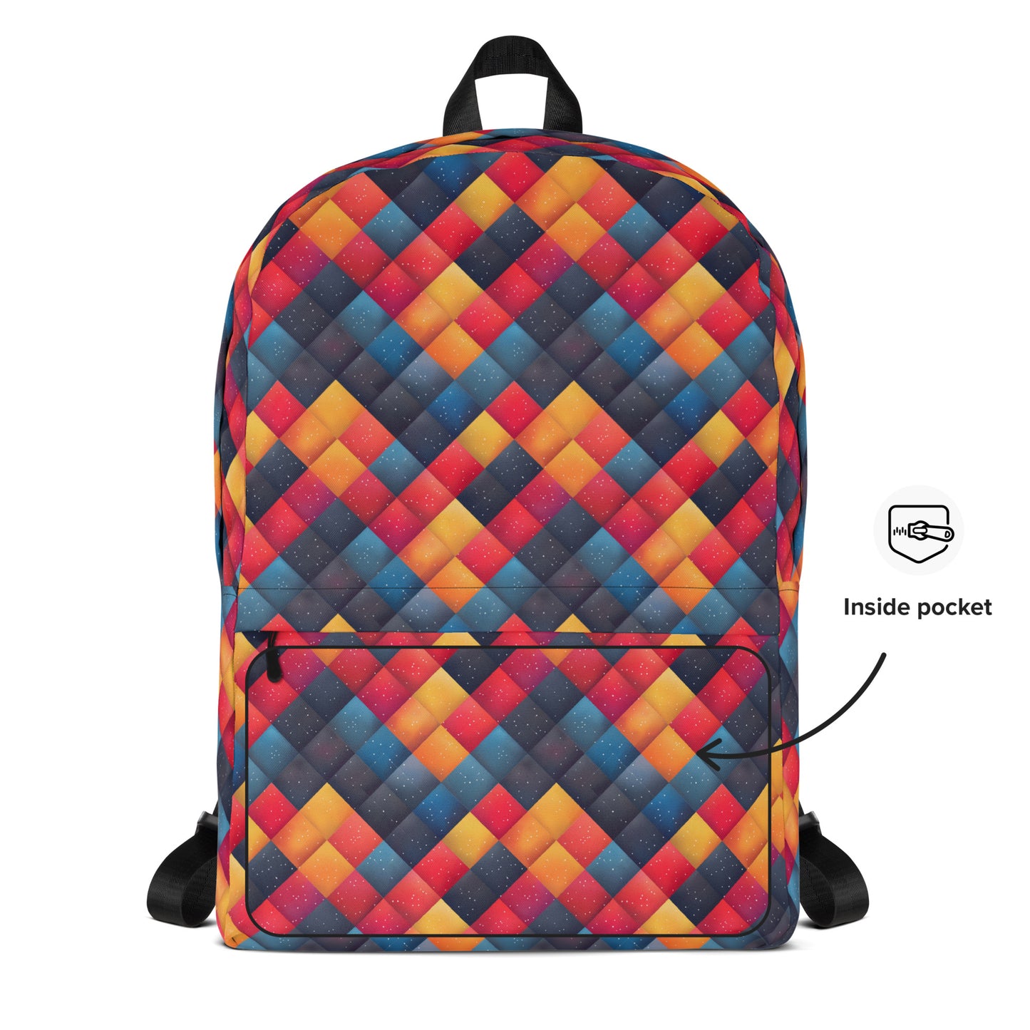 Colorful squares Backpack