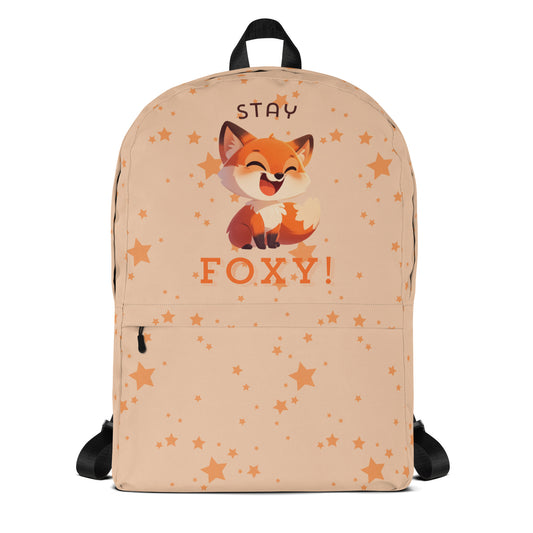 Cartoon red fox Backpack