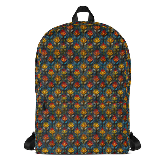 Flower painting Backpack