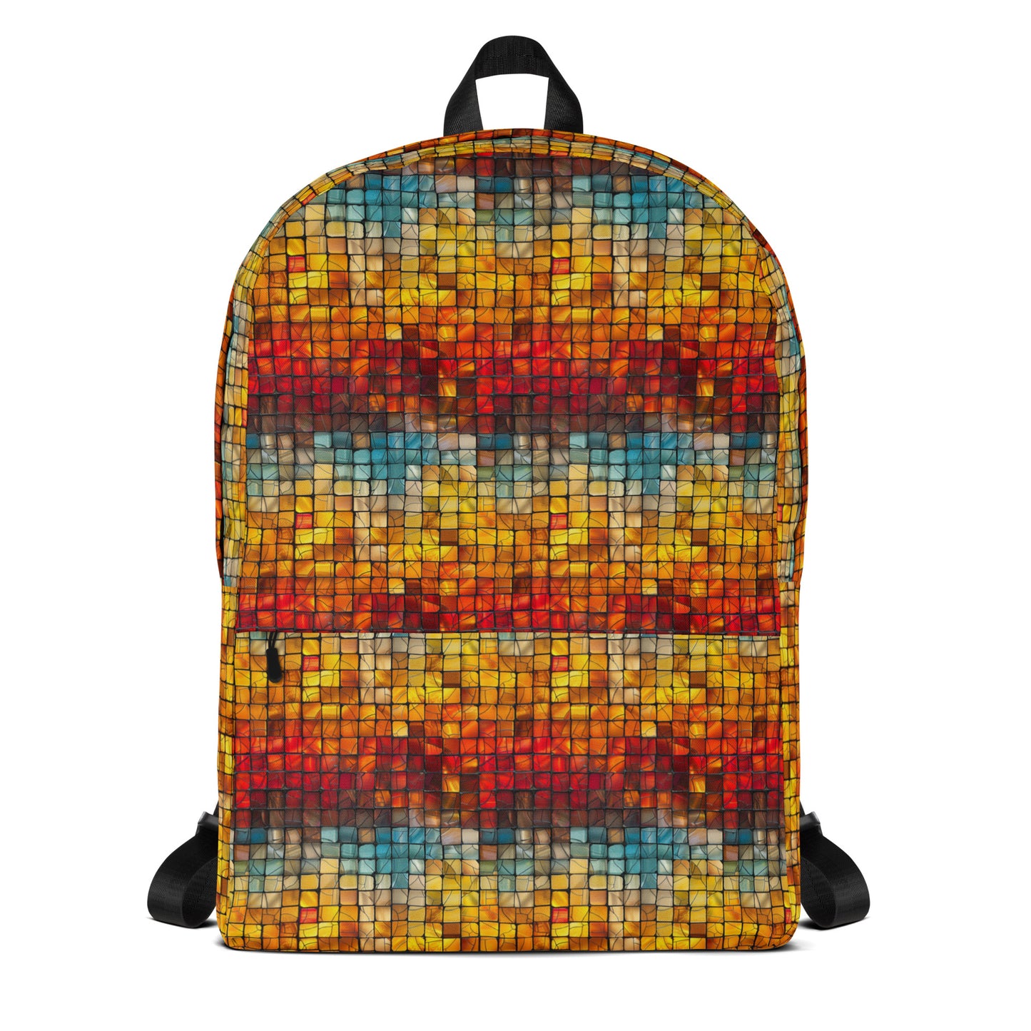 Fiery checkered Backpack