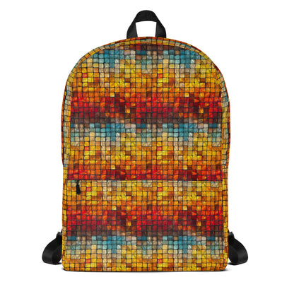 Fiery checkered Backpack