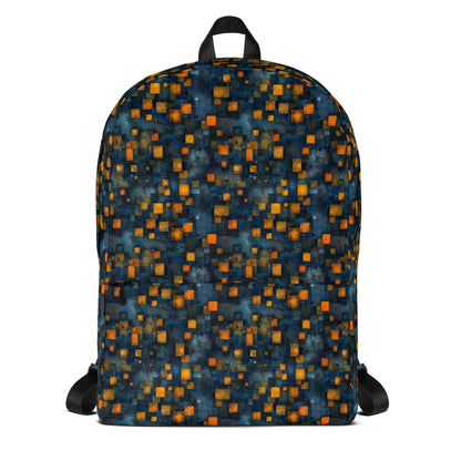 Industrial orange square Backpack