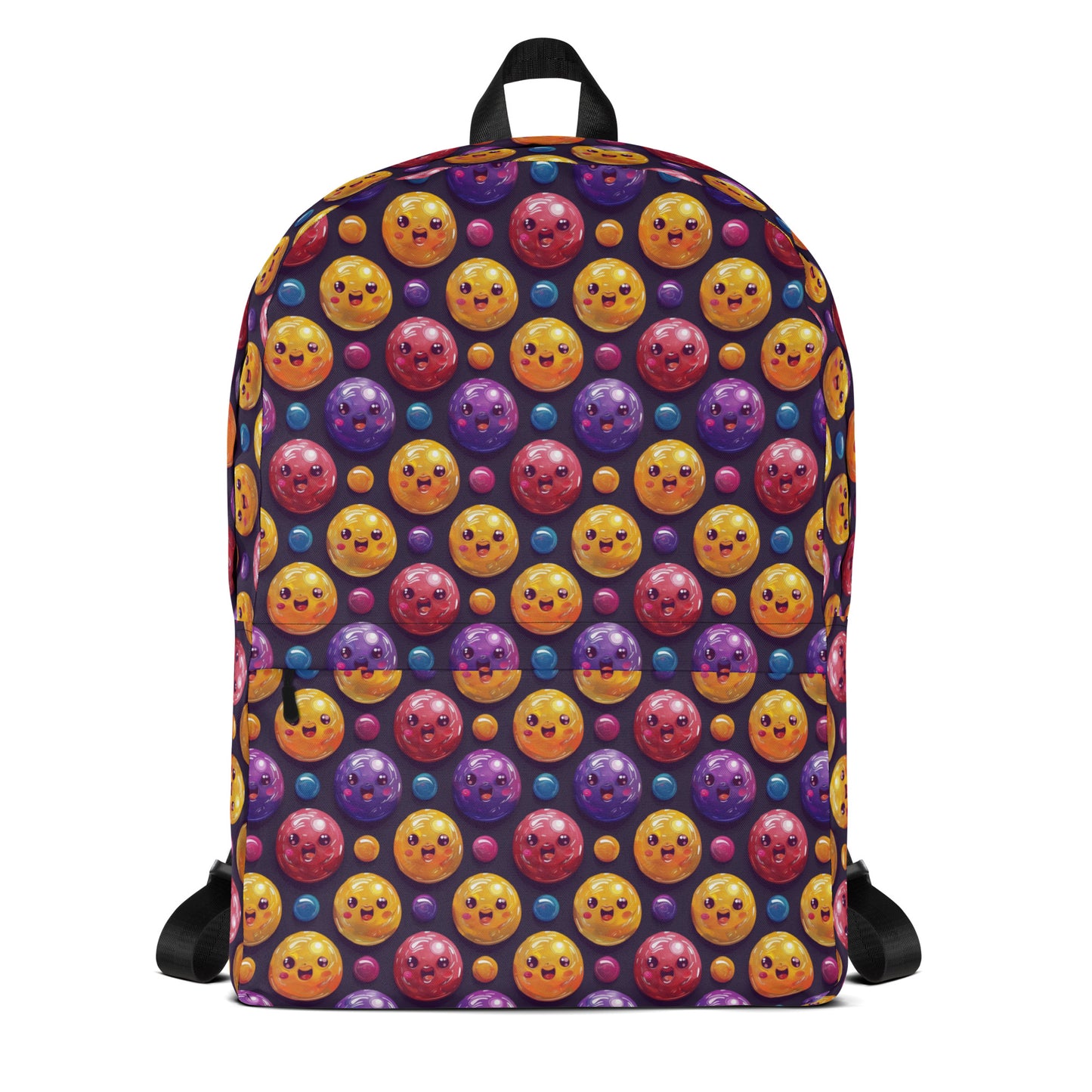 Purple smiley candies Backpack