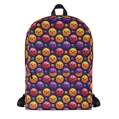 Purple smiley candies Backpack