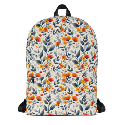 Orange papaver flowers Backpack