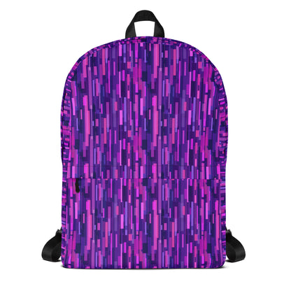 Sac à dos à lignes violettes