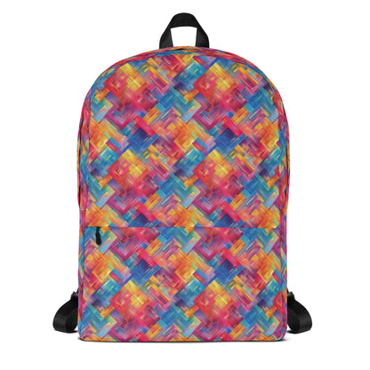 Rainbow geometry Backpack