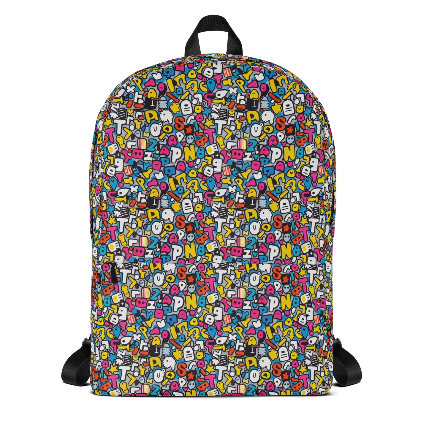 Cartoon graffiti urban Backpack