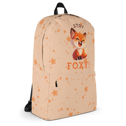 Cartoon red fox Backpack