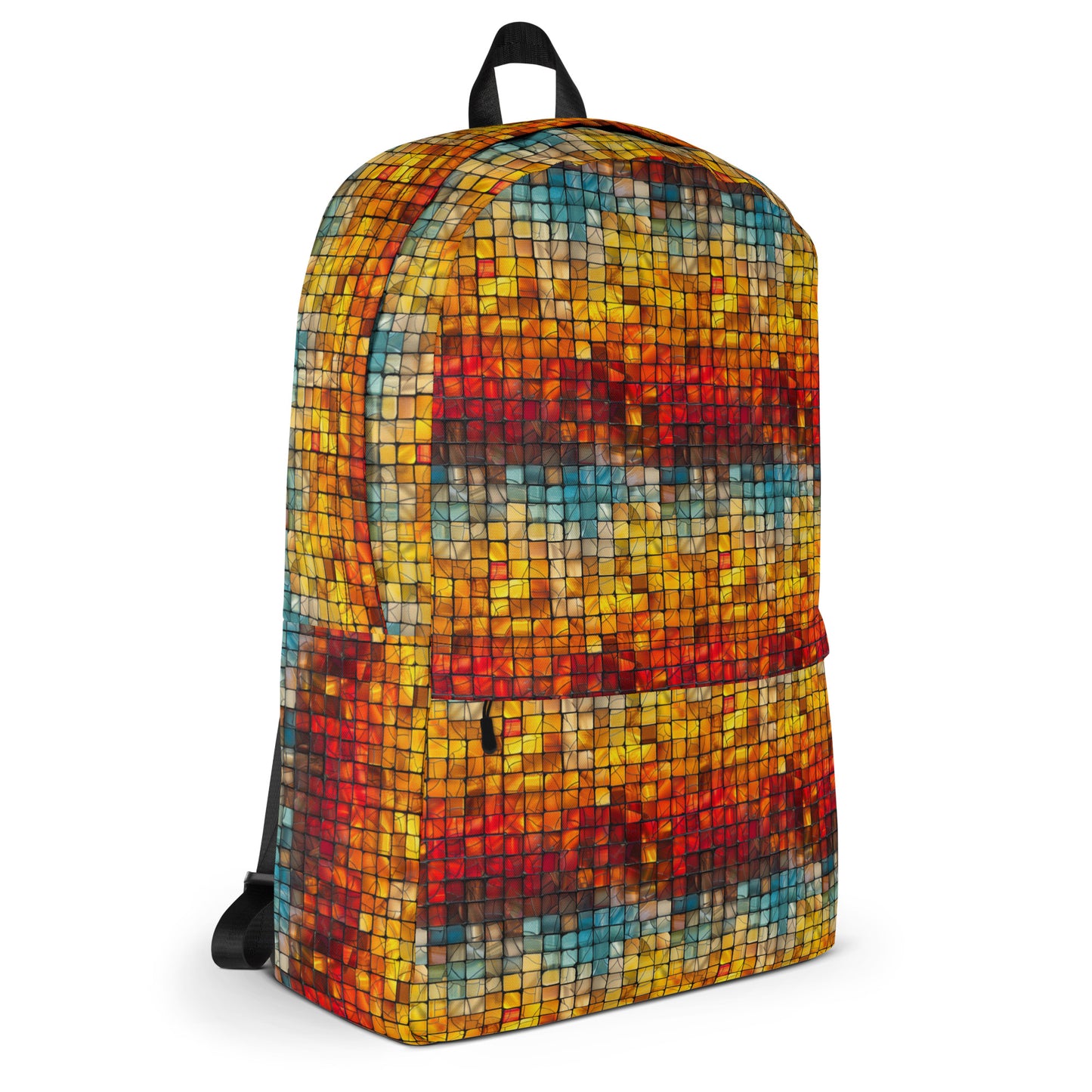 Fiery checkered Backpack