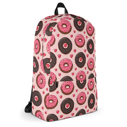 Pink love donuts Backpack