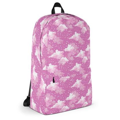 Pink clouds and stars Backpack