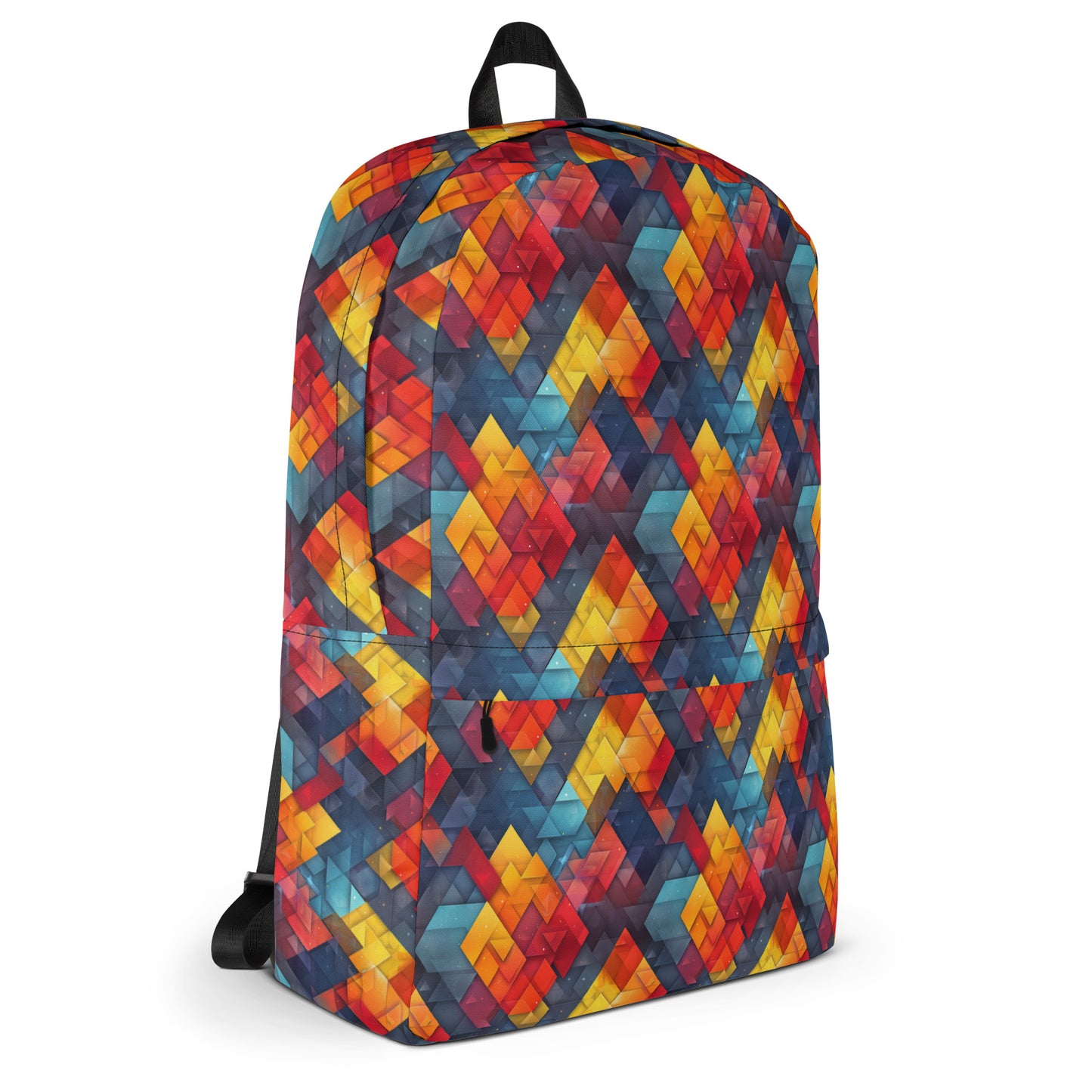 Colorful 3d blocks Backpack