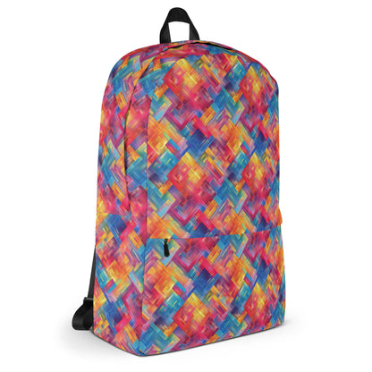 Rainbow geometry Backpack