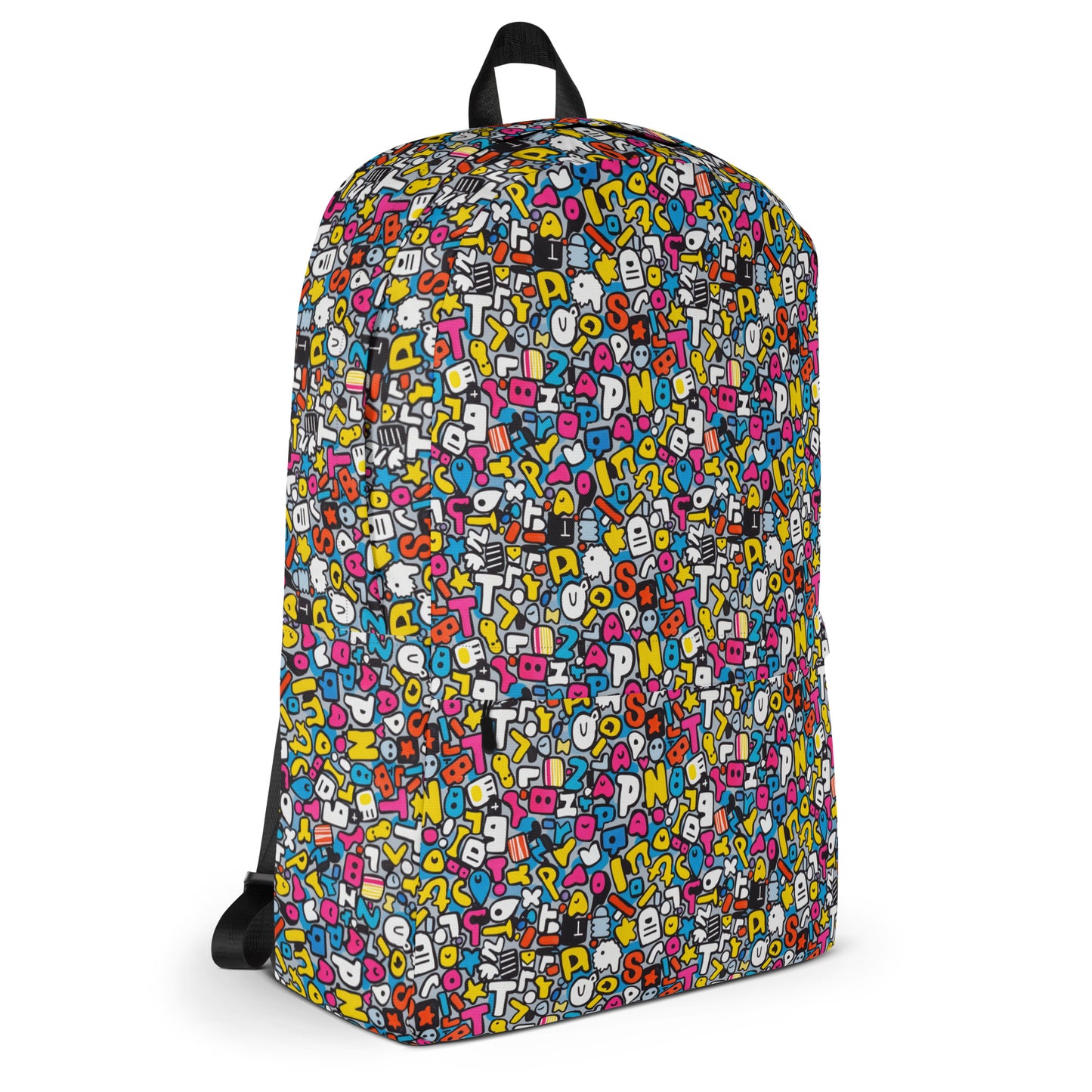 Cartoon graffiti urban Backpack