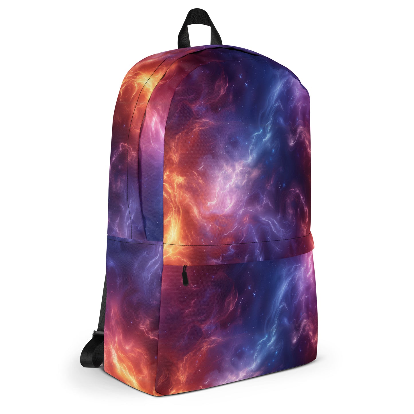 Fiery gas cloud in space Backpack