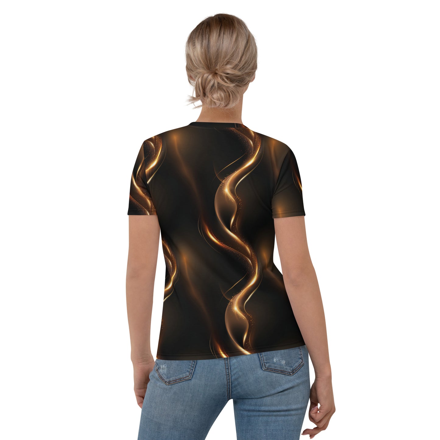 Golden streams black Women's T-shirt