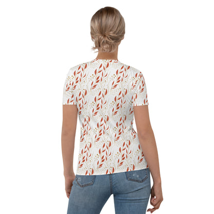 T-shirt Femme Feuillage chaud