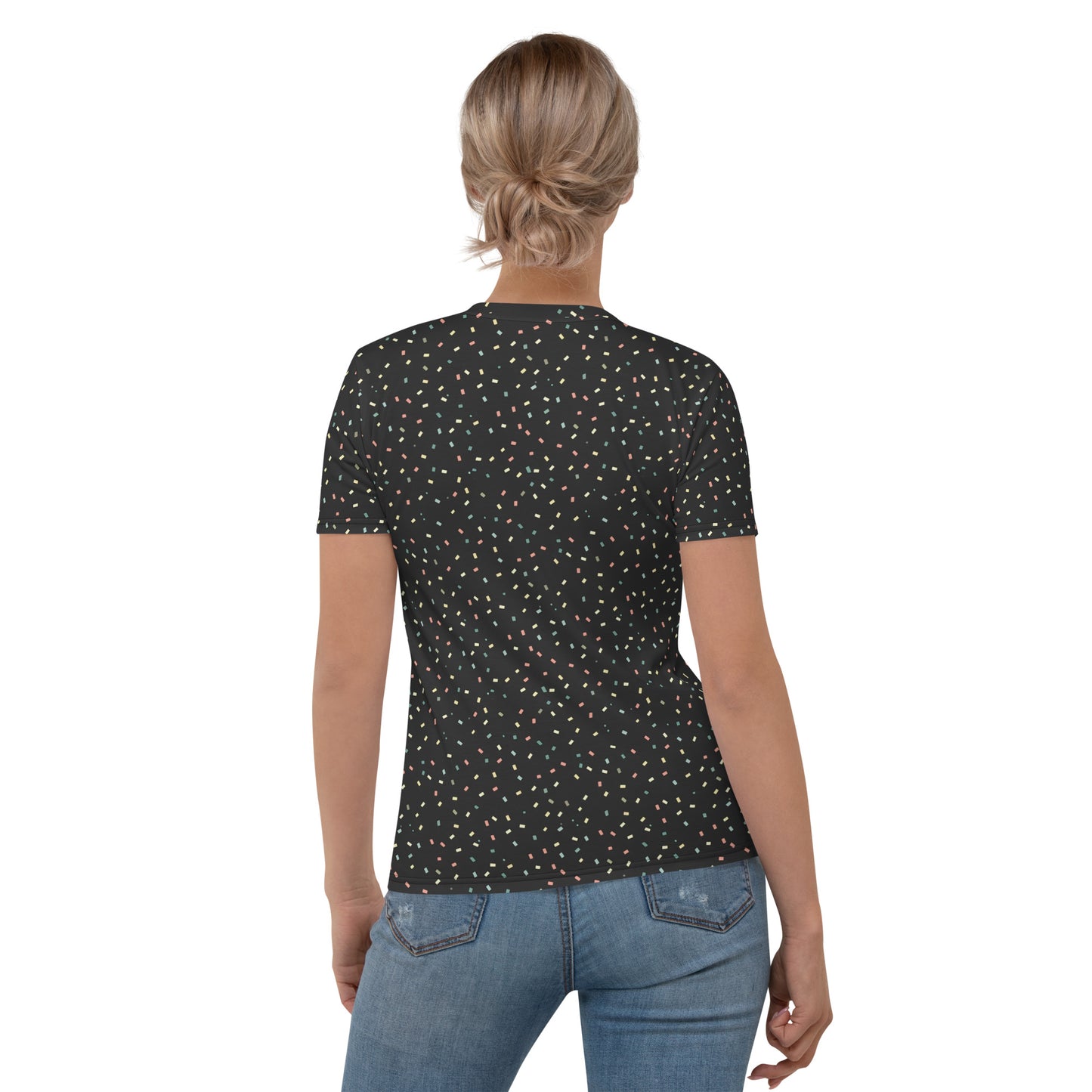 Black confetti Women's T-shirt