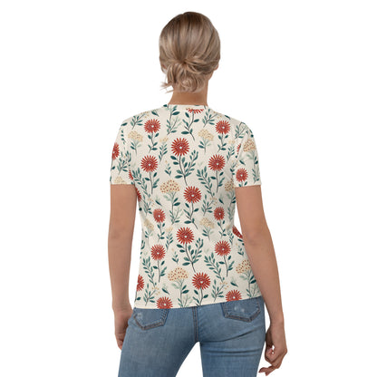 Warm wildflowers cream Women's T-shirt