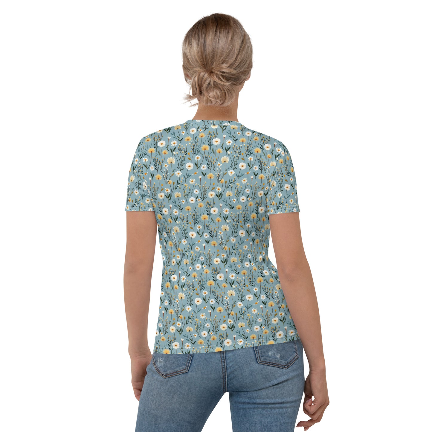 Margherites and buds blue Women's T-shirt