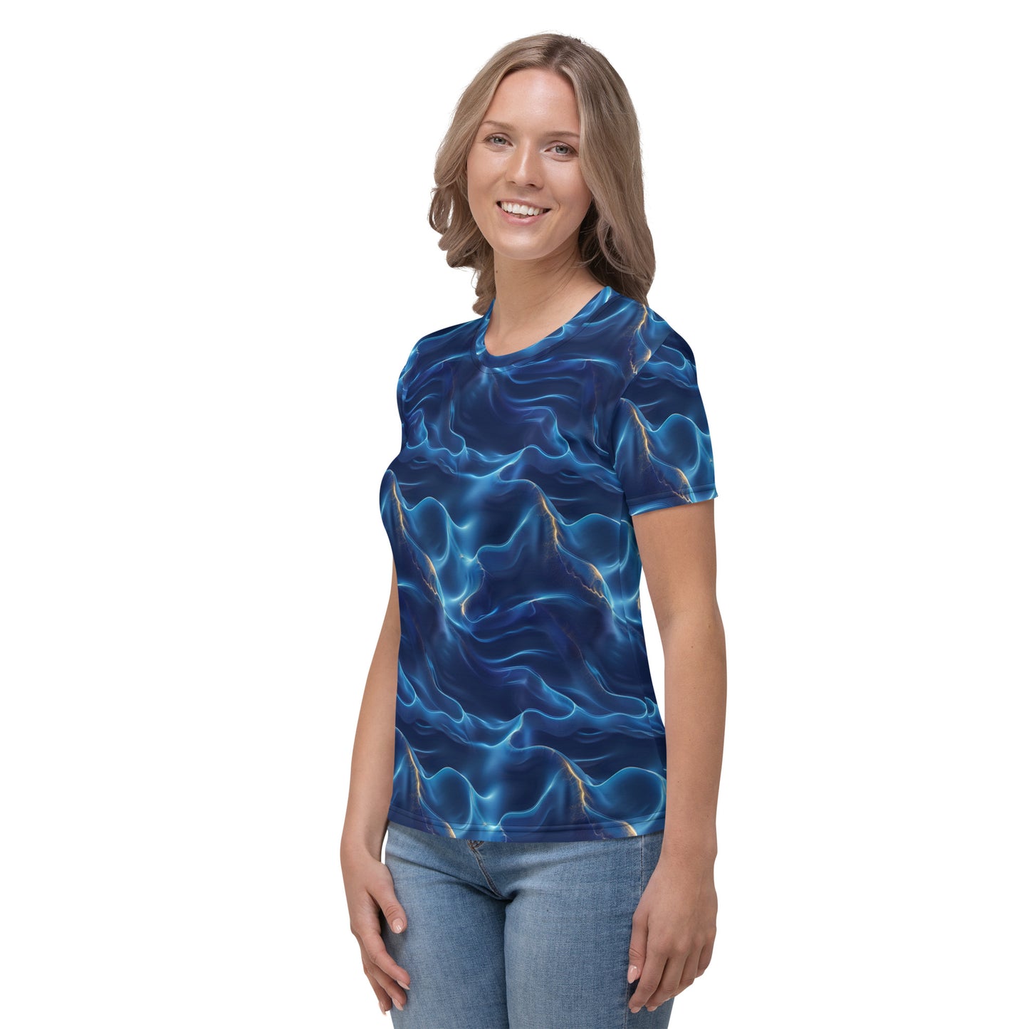 Deep blue waves Women's T-shirt