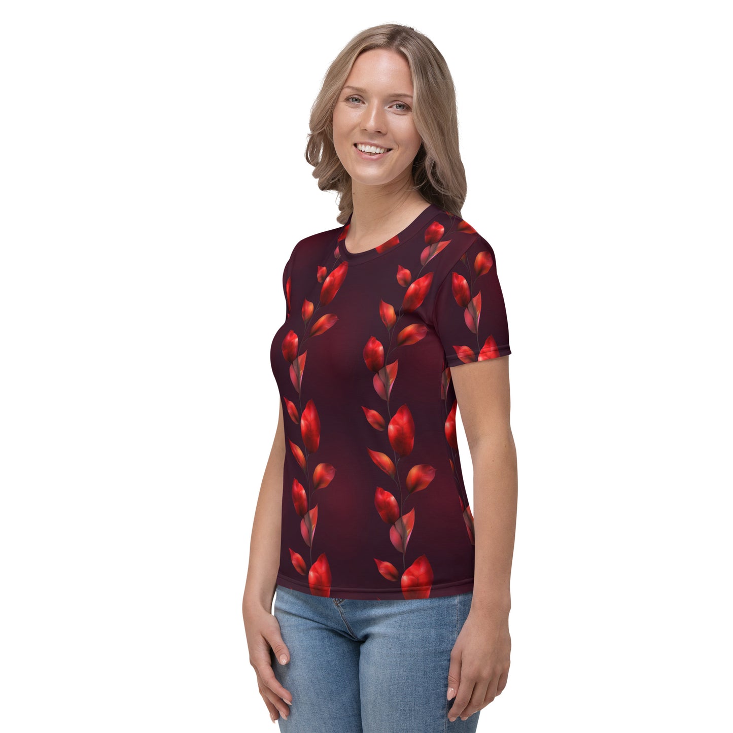 Scarlet flowers vines Women's T-shirt