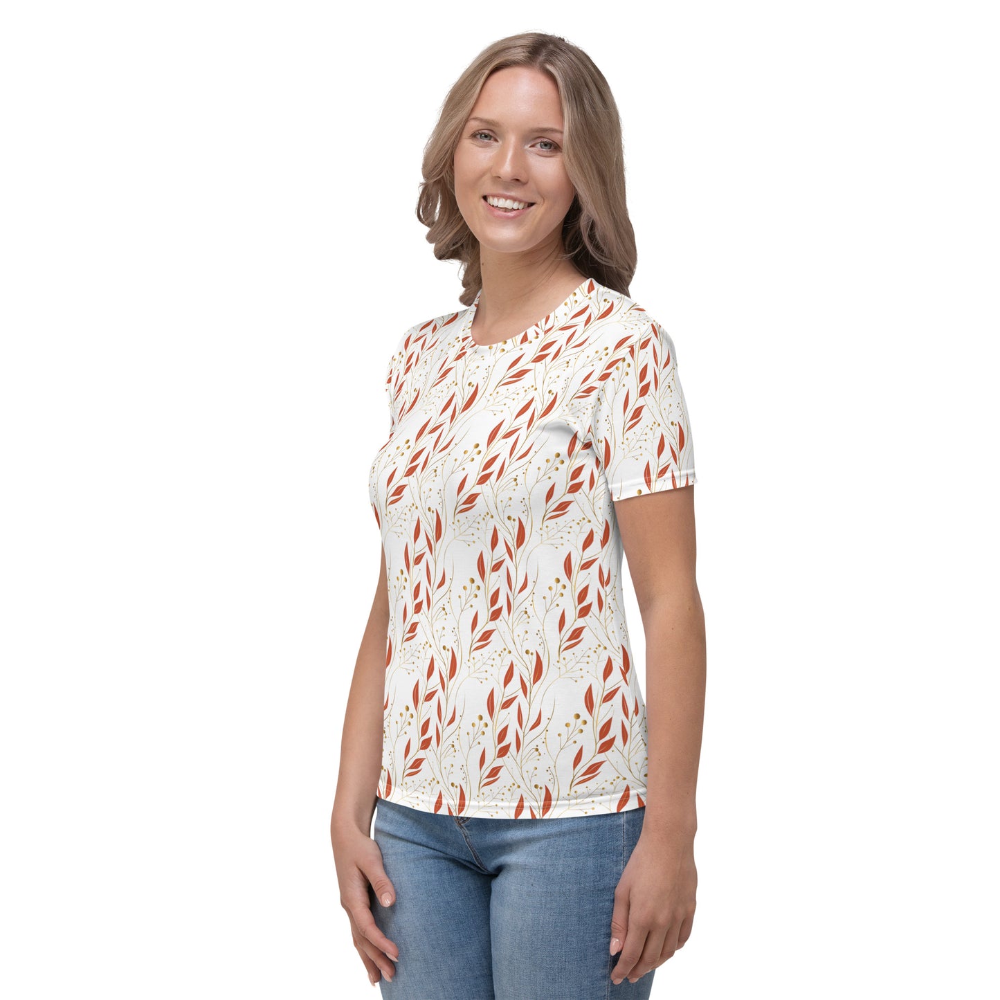 T-shirt Femme Feuillage chaud