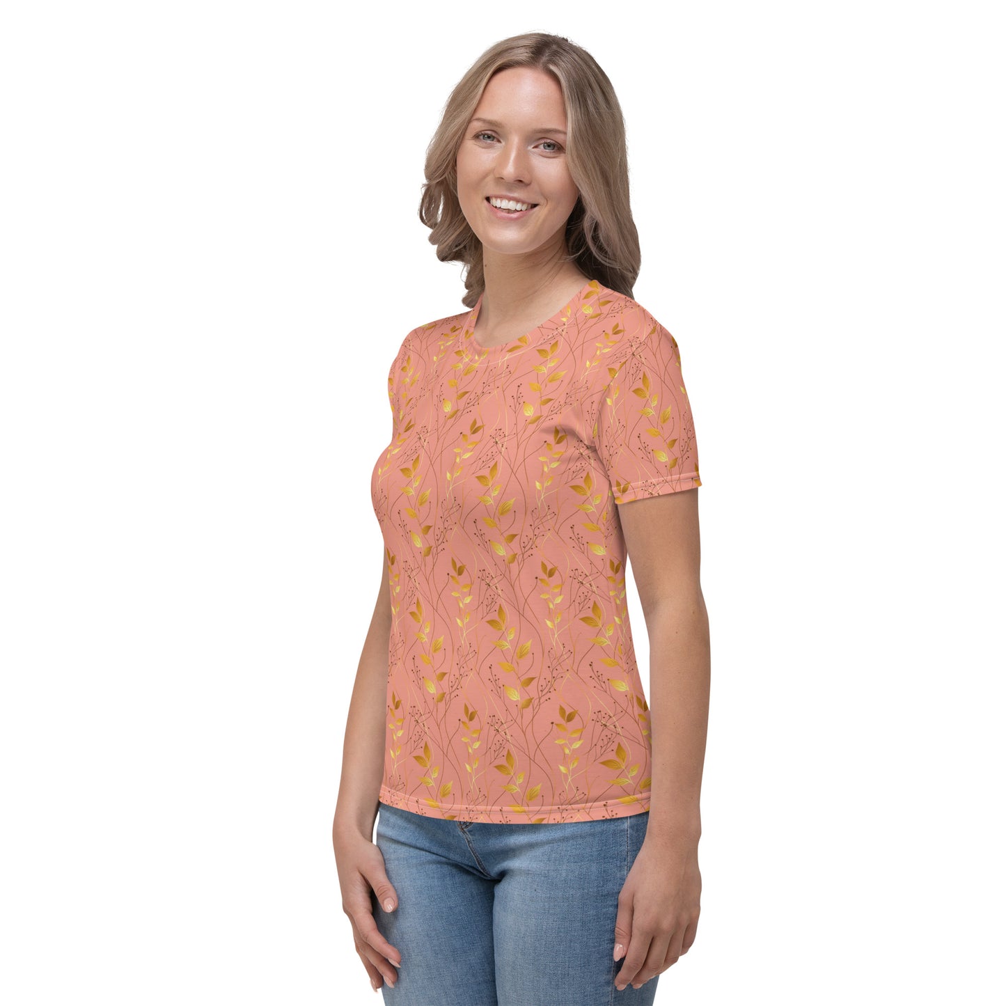 Golden foliage salmon Women's T-shirt