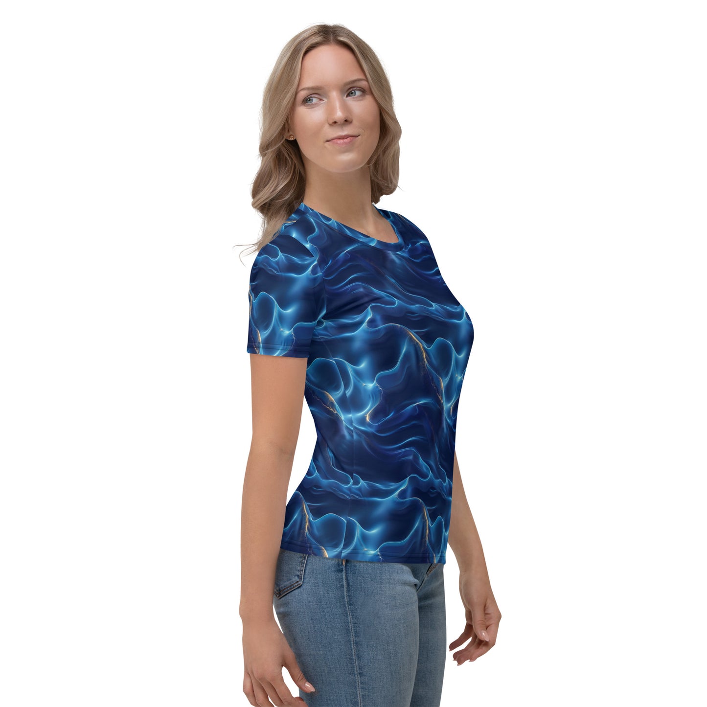 Deep blue waves Women's T-shirt