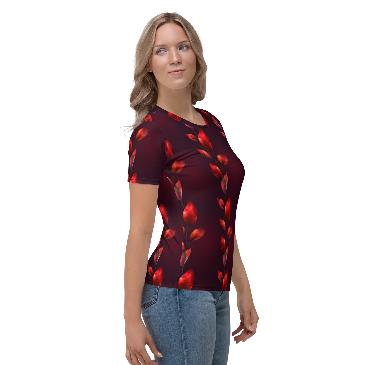 Scarlet flowers vines Women's T-shirt