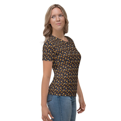 Golden and blue leaves Women's T-shirt