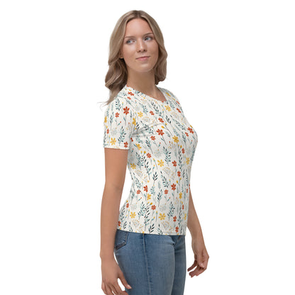 Little flowers and foliage Women's T-shirt