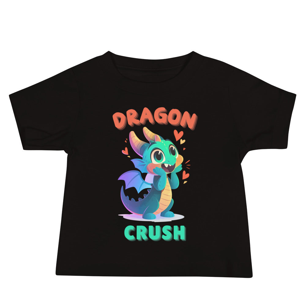 Dragon crush loving Baby Jersey Short Sleeve Tee