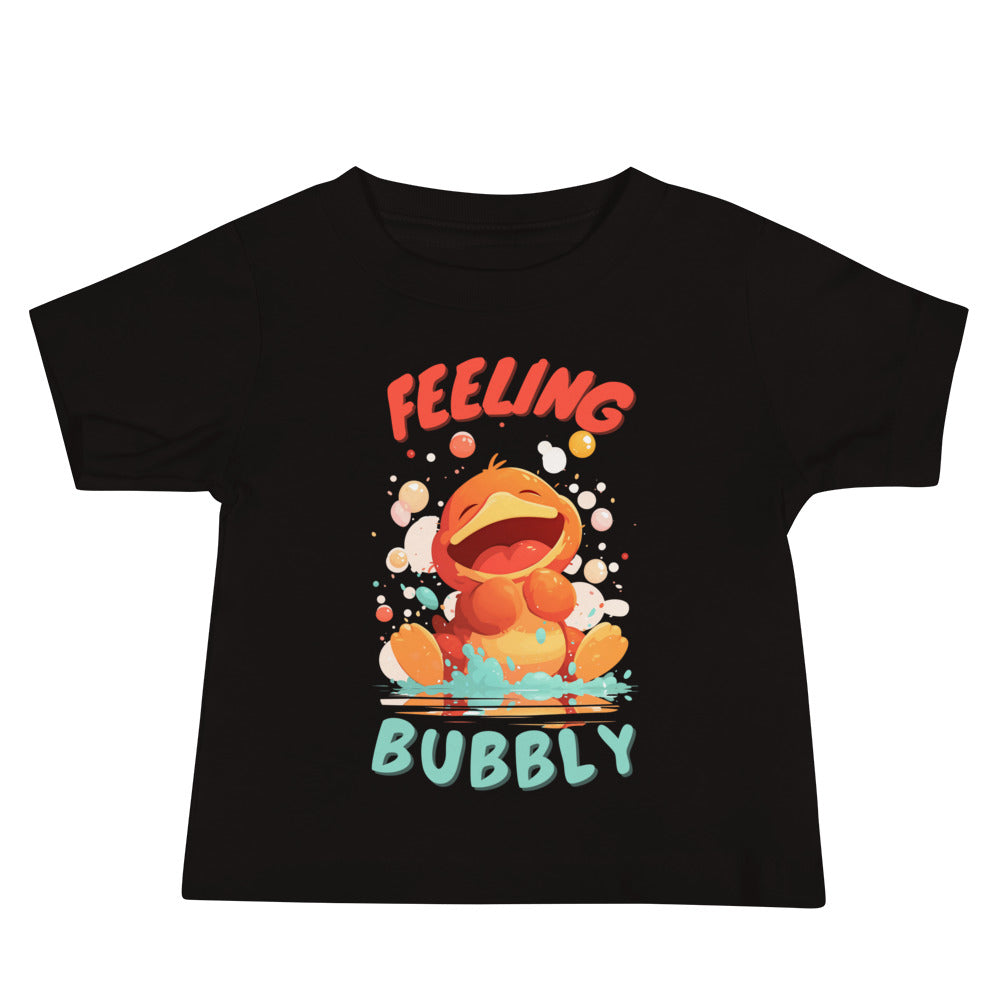 Feeling bubbly laughing platypus Baby Jersey Short Sleeve Tee