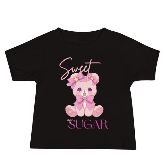 Sweet as sugar cute plush bear Baby Jersey Short Sleeve Tee