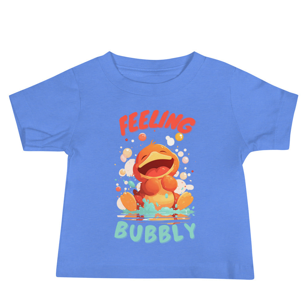 Feeling bubbly laughing platypus Baby Jersey Short Sleeve Tee