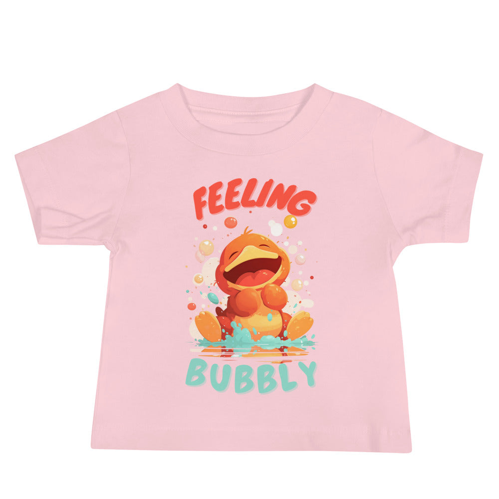 Feeling bubbly laughing platypus Baby Jersey Short Sleeve Tee